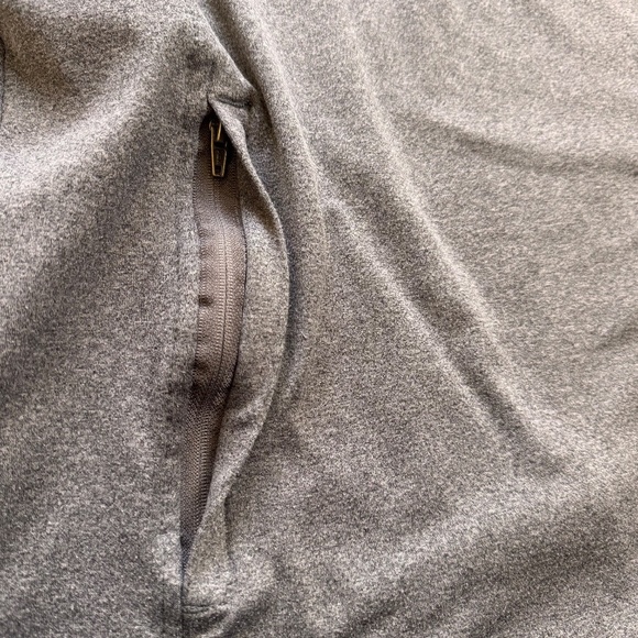 Chicago Blackhawks Mens Track Jacket Size 2XL 1/4 Zip Pullover Gray Mock Neck - Picture 6 of 6